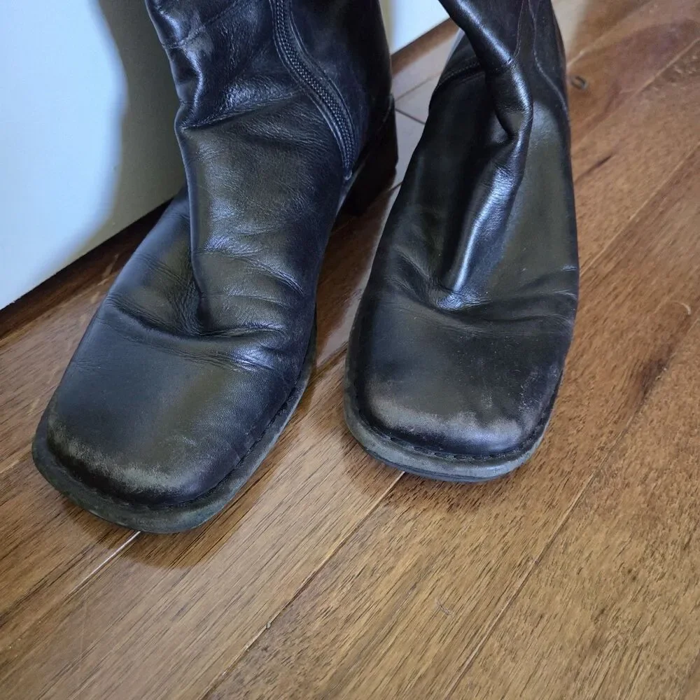 Covington Leather Bandit Boot Womens 8.5 Black